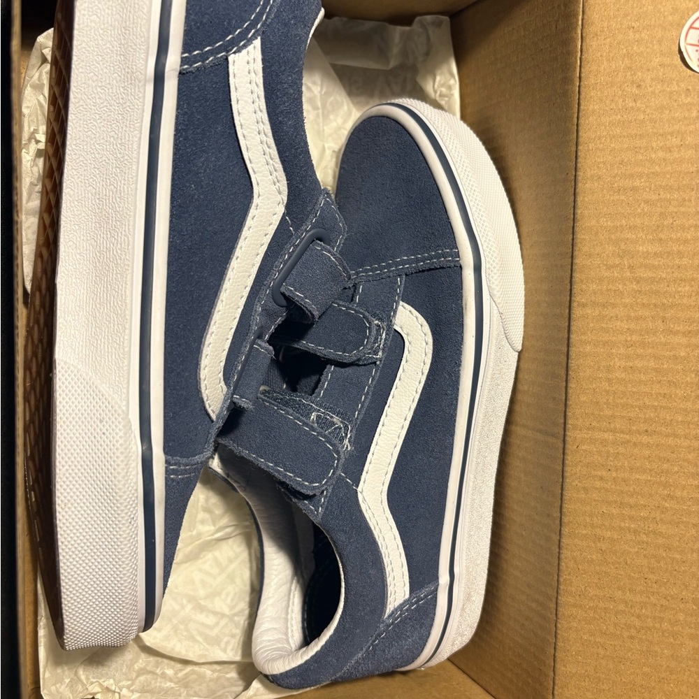 Vans Kids Blue Sneakers NEW